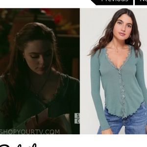 Urban Outfitters Imogen Lace Top ASO Hope Mikaelson